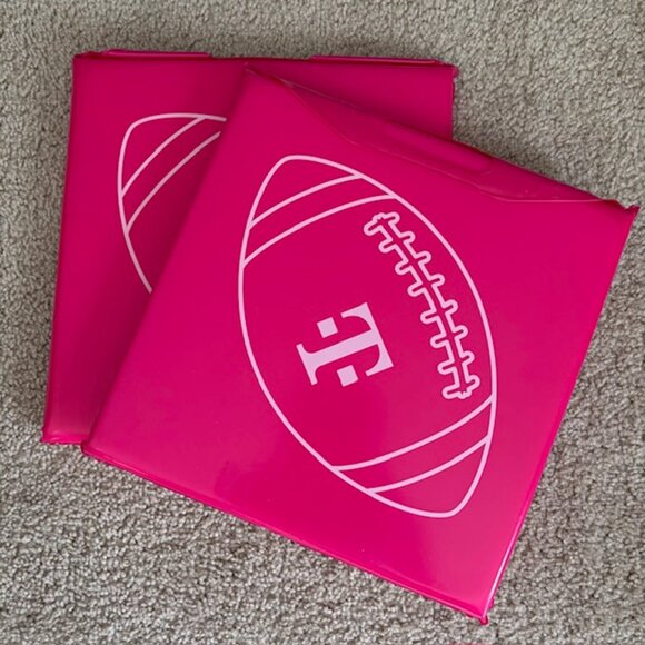 T-Mobile Tuesdays set of 2 Football Themed Stadium Seat Cushions - Picture 2 of 4
